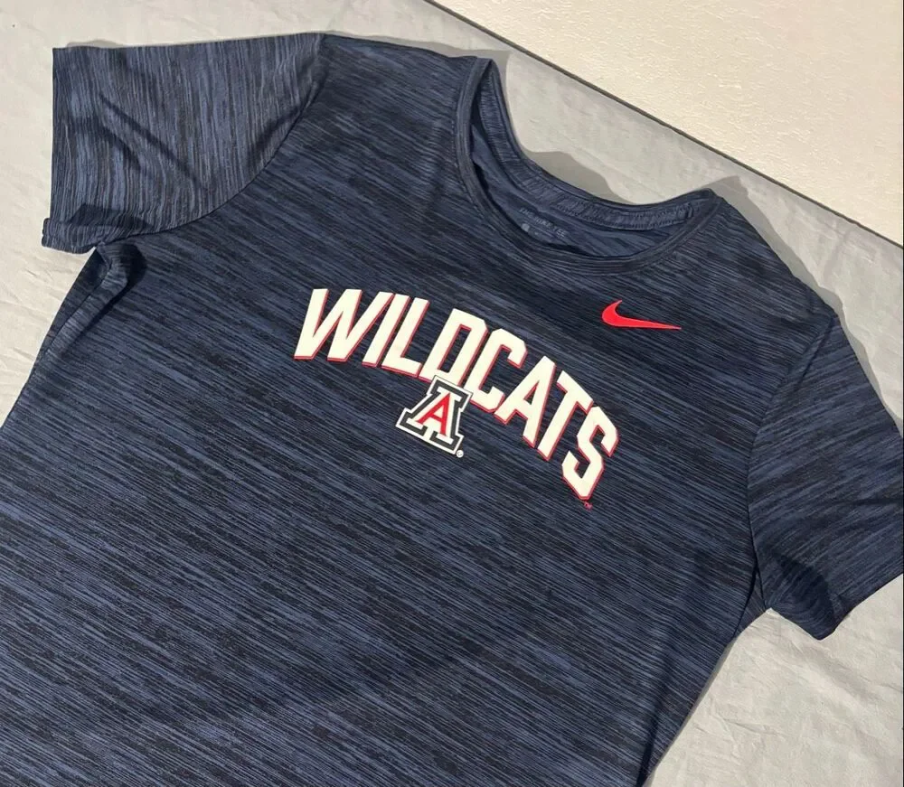 Nike Arizona Wildcats Dri-FIT The Nike Tee Men’s Large Blue NCAA Shirt - Picture 1 of 9